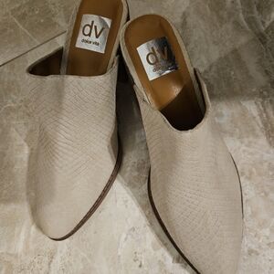 Dolce Vita Textured Tan Mules